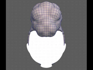Base Hair for Boy V55 3D Model