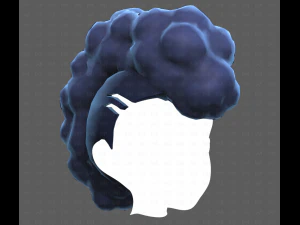Base Hair for Boy V55 3D Model
