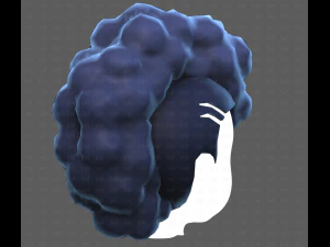 Base Hair for Boy V55 3D Model