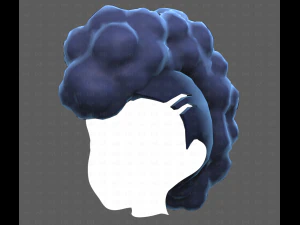 Base Hair for Boy V55 3D Model