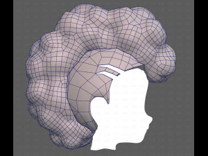 Base Hair for Boy V55 3D Model