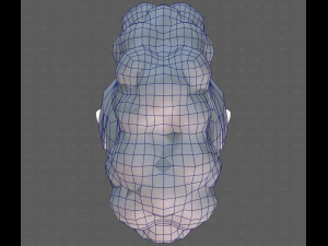 Base Hair for Boy V55 3D Model