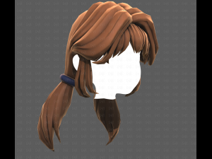 Base Hair for girl V55 Model 3D