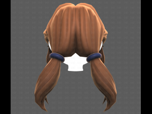 Base Hair for girl V55 Model 3D