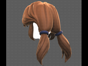 Base Hair for girl V55 Model 3D