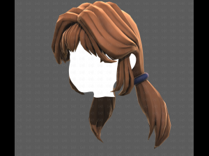 Base Hair for girl V55 Model 3D