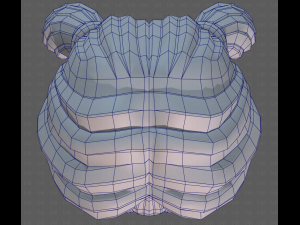 Base Hair for girl V55 Model 3D
