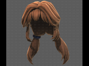 Base Hair for girl V55 Model 3D