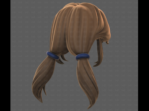 Base Hair for girl V55 Model 3D