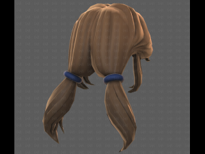 Base Hair for girl V55 Model 3D