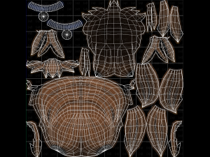 Base Hair for girl V55 Model 3D