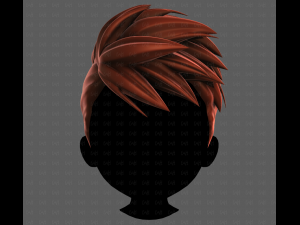 3D Hair style for boy V115 Modèle 3D