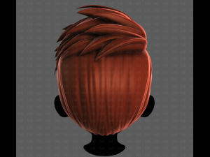 3D Hair style for boy V115 Modèle 3D