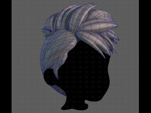 3D Hair style for boy V115 3D Model