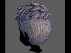 3D Hair style for boy V115 3D Model