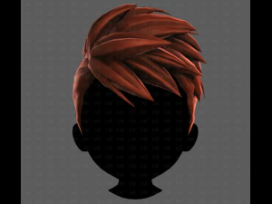 3D Hair style for boy V115 3D Model