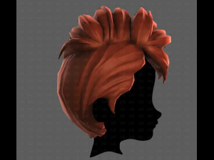 3D Hair style for boy V115 3D Model