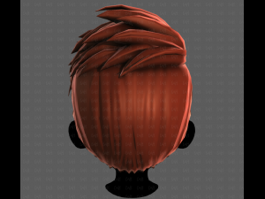 3D Hair style for boy V115 Modèle 3D