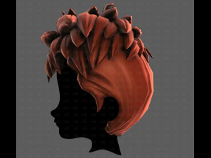 3D Hair style for boy V115 3D Model