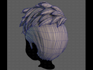 3D Hair style for boy V115 Modèle 3D