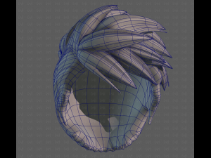 3D Hair style for boy V115 Modèle 3D