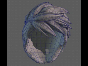 3D Hair style for boy V115 3D Model
