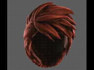 3D Hair style for boy V115 Modèle 3D