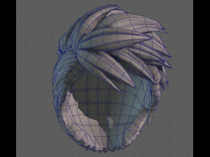 3D Hair style for boy V115 3D Model