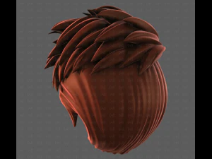 3D Hair style for boy V115 3D Model