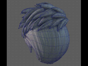 3D Hair style for boy V115 3D Model