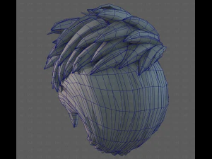 3D Hair style for boy V115 3D Model