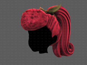 3D Hair style for girl V115 Modèle 3D