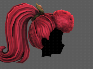 3D Hair style for girl V115 Modèle 3D