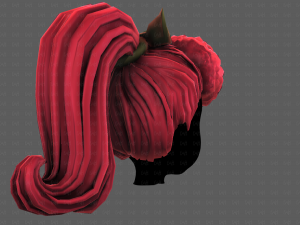 3D Hair style for girl V115 Modèle 3D