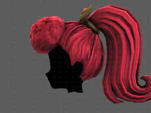 3D Hair style for girl V115 Modèle 3D