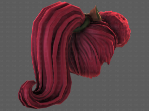3D Hair style for girl V115 Modèle 3D