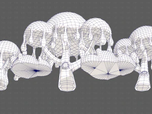 Trees Cartoon V38 3D Model