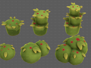 Trees Cartoon V39 3D-Modell