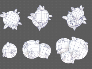 Trees Cartoon V39 3D-Modell