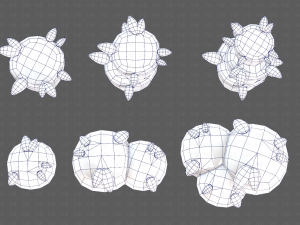 Trees Cartoon V39 3D-Modell
