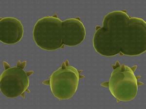 Trees Cartoon V39 3D-Modell