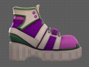 Shoes cartoonV55 Modelo 3D