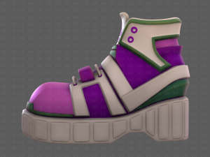Shoes cartoonV55 Modelo 3D