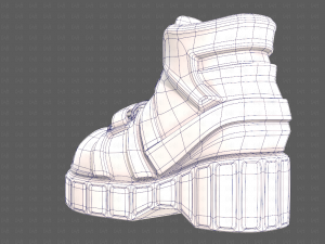 Shoes cartoonV55 Modelo 3D