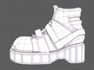 Desenho de sapatosV55 Modelo 3D