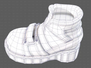 Desenho de sapatosV55 Modelo 3D