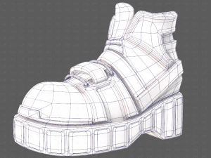 Desenho de sapatosV55 Modelo 3D