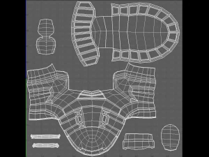Desenho de sapatosV55 Modelo 3D