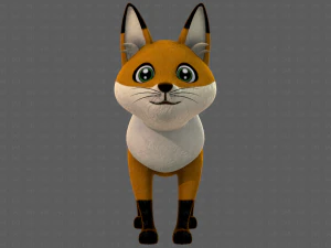 Dog base cartoonV10 3D Model