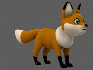 Dog base cartoonV10 3D-Modell